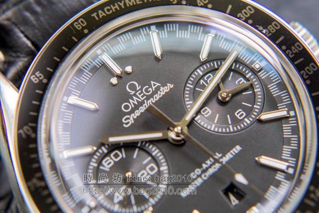 OMEGA手錶 SPEEDMASTER 超霸月球系列 超強夜光 歐米茄月球表 歐米茄計時男士腕表 歐米茄高端全自動機械男表  hds1458